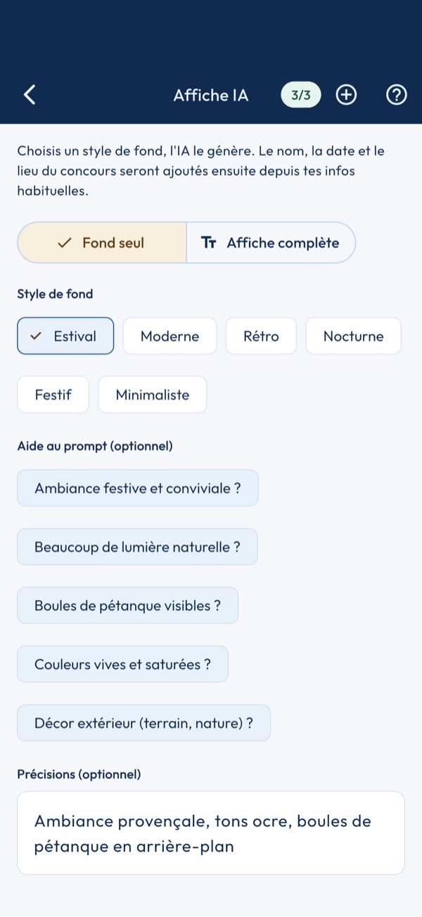 Fond par IA