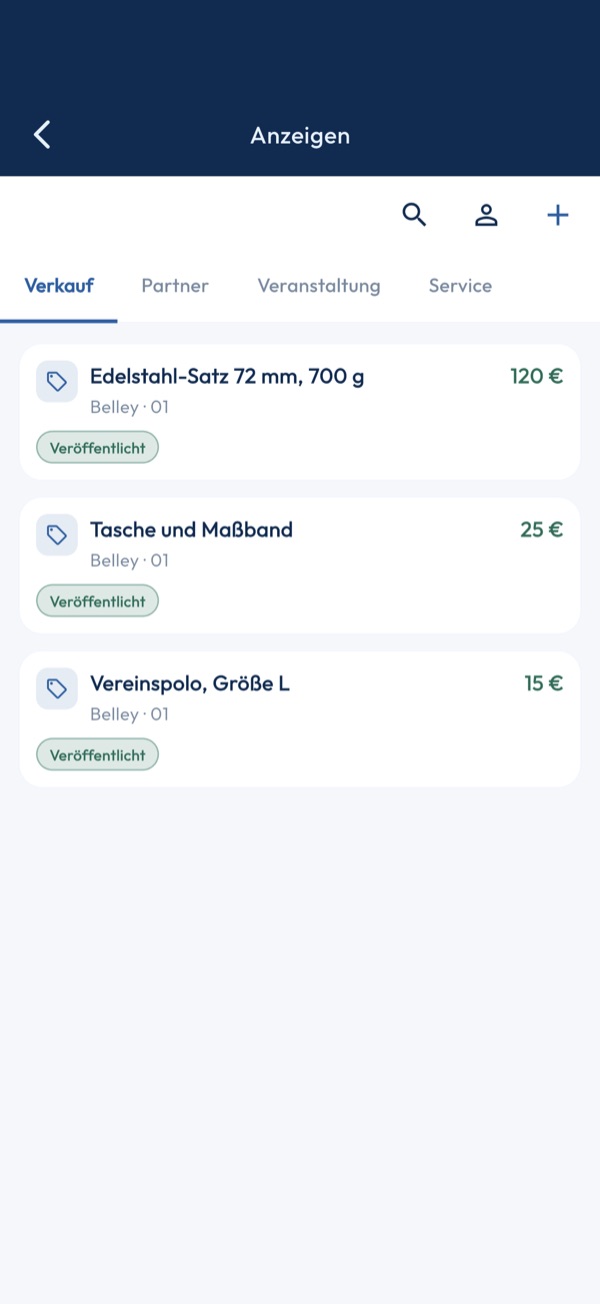 Anzeigen
