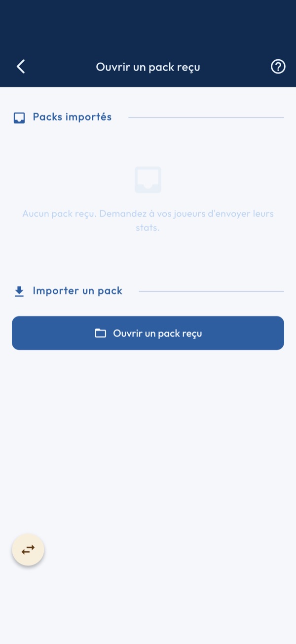 Importer des stats
