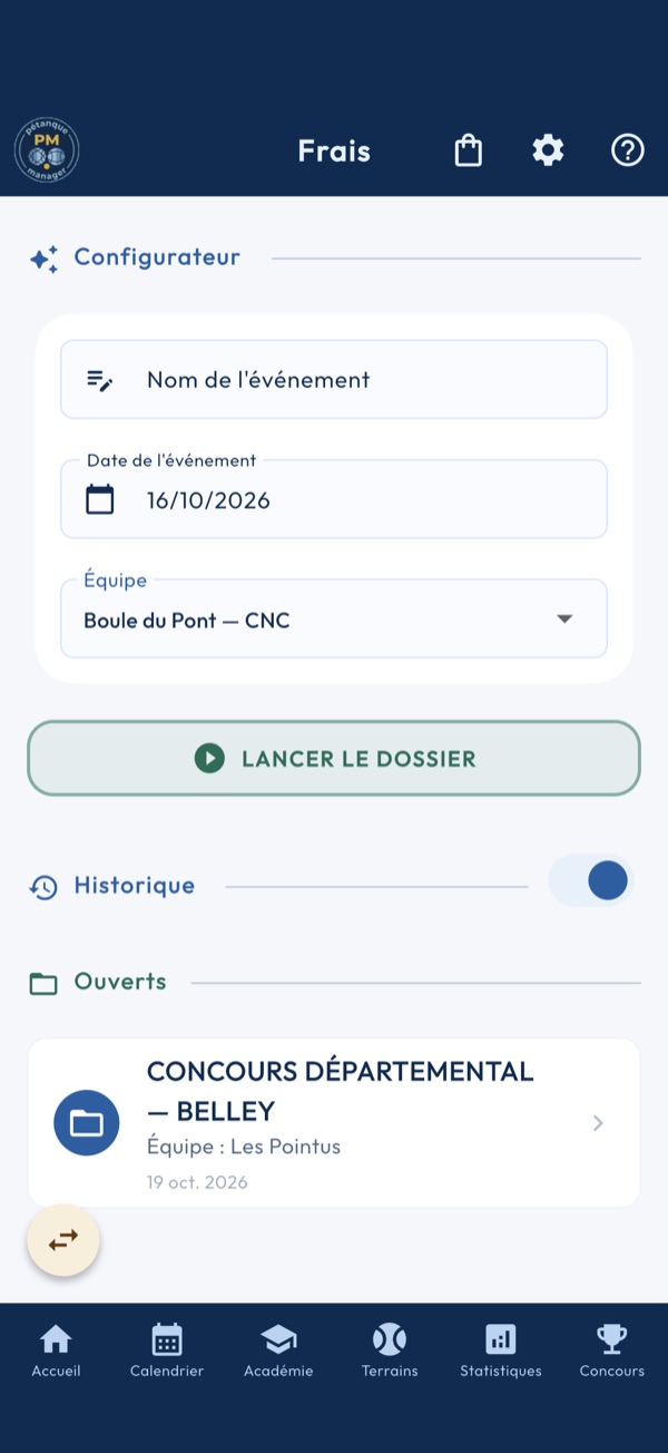 Frais & Finances
