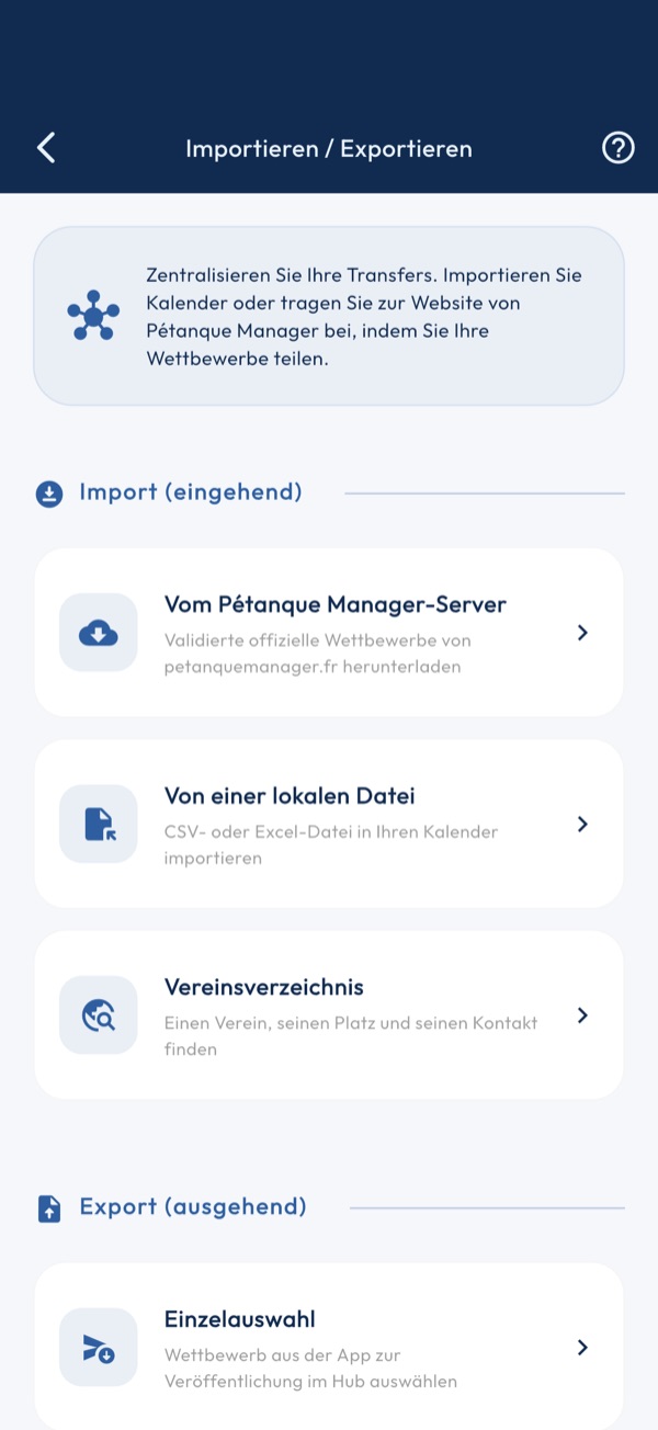 Import und Export