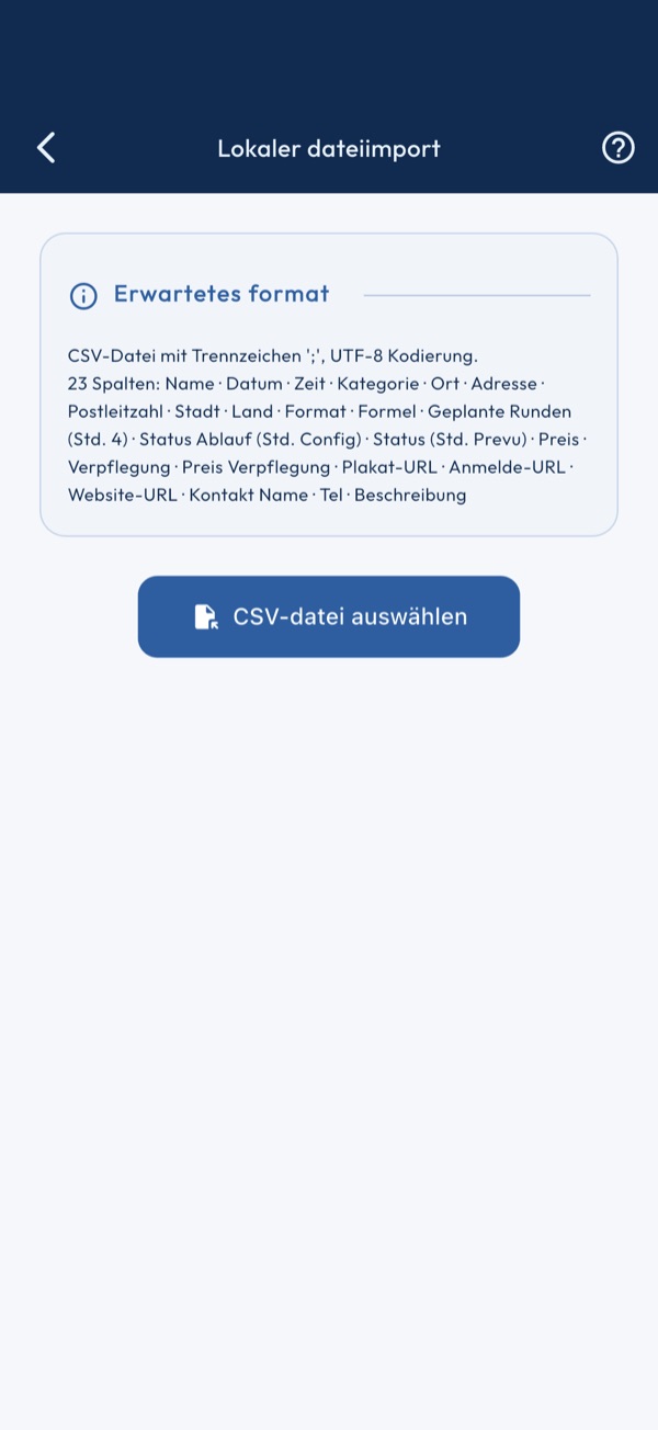 Dateiimport