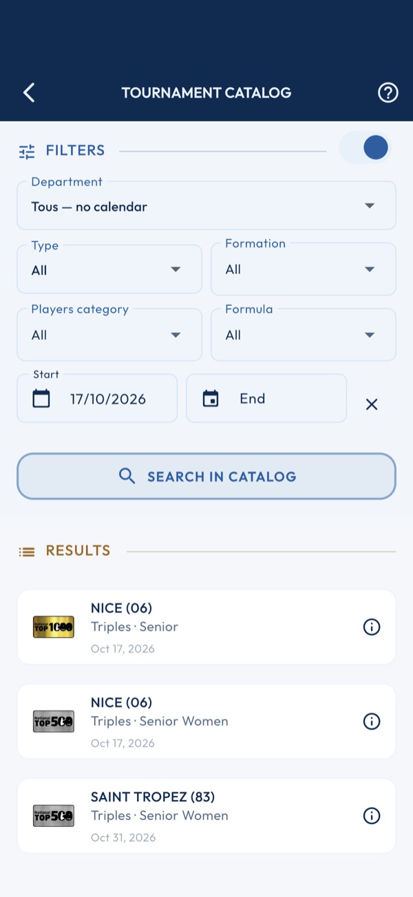 Server catalog